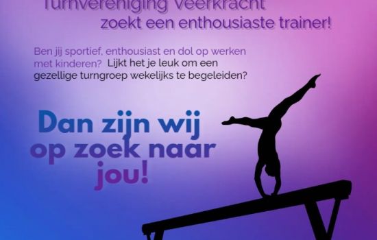 Wordt jij onze nieuwe trainer